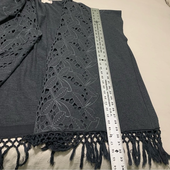 4 Love And Liberty cotton fringe cardigan - Picture 7 of 10